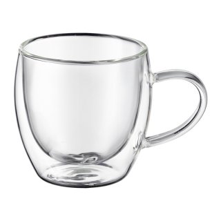 Komplet 2 filiżanek do espresso / szklanek termicznych Mia 100 ml AMBITION