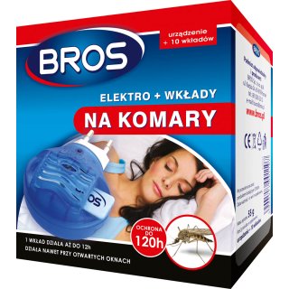 Elektryczny odstraszacz komarów elektrofumigator BROS