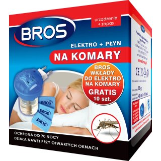 Elektryczny odstraszacz komarów elektrofumigator BROS