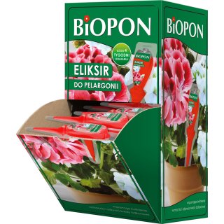 Eliksir do pelargonii i innych roślin balkonowych 32x35 ml + 4 szt BROS