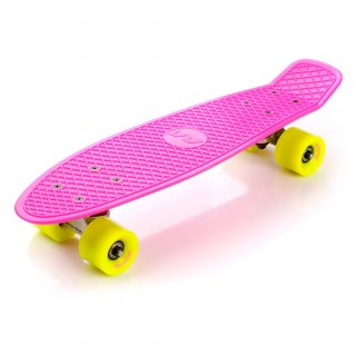 Deskorolka Magnum Plastic neon różowy/żółty/srebrny MARKARTUR