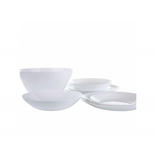 Komplet obiadowy Zelie 19-elementowy +salaterka 24 cm ARCOPAL