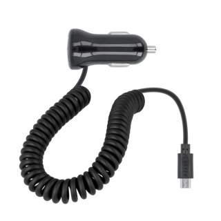 Ładowarka samochodowa Forever Micro USB 2,1A M-01 czarna TELFORCEONE