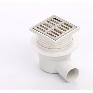 Kratka ściekowa kątowa regulowana 10x10 cm fi 50 NERGIS