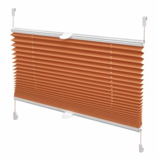 Roleta okienna plisa pomarańczowy 61,5X150 cm GARDINIA