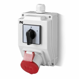 Rozdzielnica elektryczna z wyłącznikiem 0-1, 3P+N+Z 16A ELEKTRO-PLAST