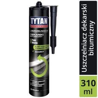 Uszczelniacz dekarski czarny 310 ml TYTAN