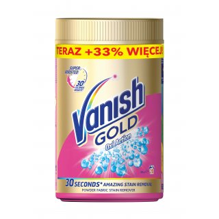 Odplamiacz do tkanin kolorowych Oxi Action VANISH GOLD