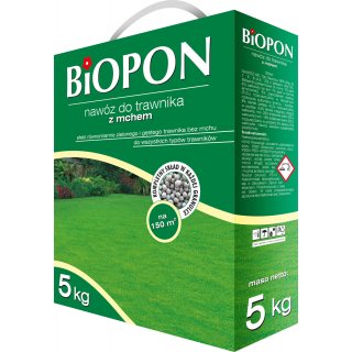 Nawóz do trawnika z mchem 5kg BIOPON
