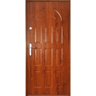 Drzwi zewnętrzne Malta złoty dąb 90 cm prawe S-DOOR