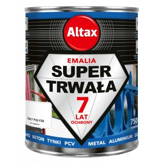 Emalia Super Trwała 0,75 L biały połysk ALTAX