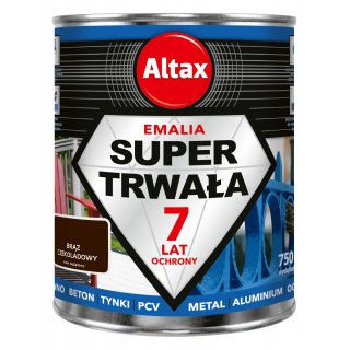 Emalia Super Trwała 0,75 L czekoladowy brąz ALTAX