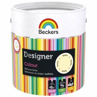 Farba lateksowa Designer 2,5L banana BECKERS TIKKURILA