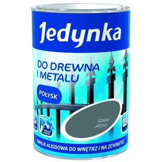 Farba do drewna i metalu Jedynka 0,9L szary jasny TIKKURILA