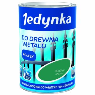 Farba do drewna i metalu Jedynka 0,9L zielony jasny TIKKURILA