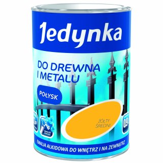 Farba do drewna i metalu Jedynka 0,9L żółty średni TIKKURILA
