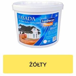 Farba fasadowa Luxdecor 10l żółta PRIMACOL