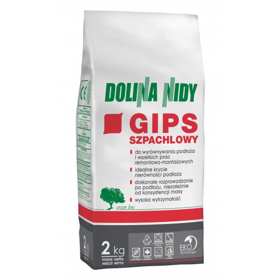 Gips szpachlowy 2 kg DOLINA NIDY