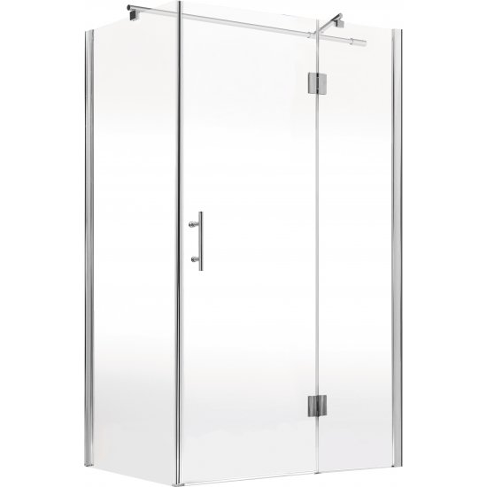 Kabina prysznicowa prostokątna 80x120 cm Abelia chrom DEANTE