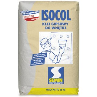 Klej gipsowy do wnętrz Isocol SEMIN