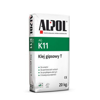 Klej gipsowy T 20 kg AGK11 ALPOL