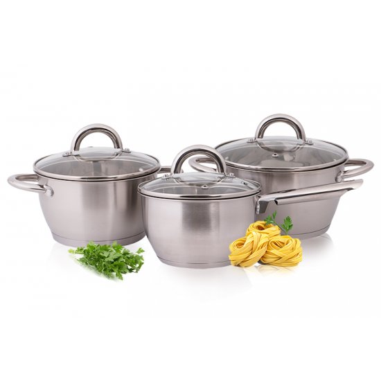 Komplet garnków Cone 6 elementów SMART KITCHEN COOKING