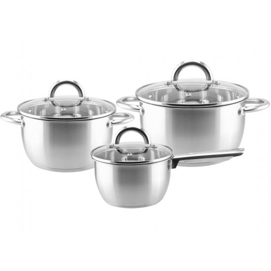 Komplet garnków Cone 6 elementów SMART KITCHEN COOKING