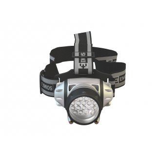 Latarka czołowa 18+2 LED EMOS