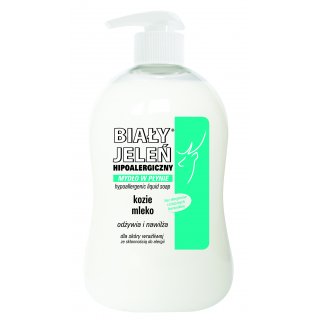 Mydło w płynie BIAŁY JELEŃ PREMIUM z kozim mlekiem 300 ml
