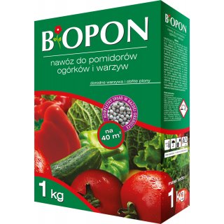 Nawóz do pomidorów, ogórków i warzyw 1kg BIOPON