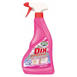 Płyn do czyszczenia kabin prysznicowych 500 ml spray DIX