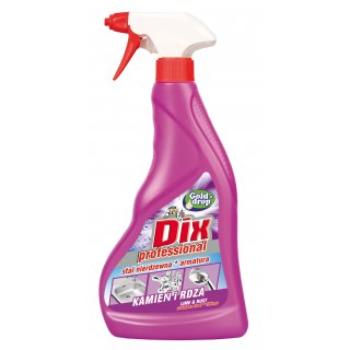 Płyn do czyszczenia z kamienia i rdzy 500 ml spray DIX