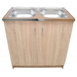 Szafka kuchenna pod zlewozmywak 80x50 dąb sonoma