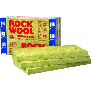 Wełna mineralna w płytach 5 cm, (0,041 lambda), op.10,98 m2 Unirock ROCKWOOL