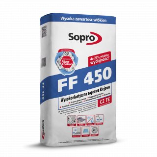 Wysokoelastyczna zaprawa klejowa FF 450 25 kg SOPRO