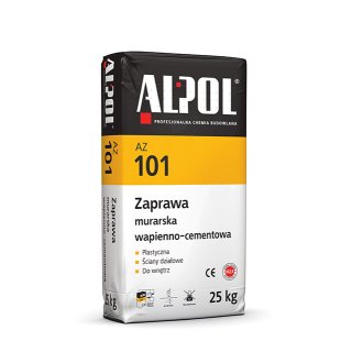Zaprawa murarska wapienno-cementowa 25 kg AZ101 ALPOL