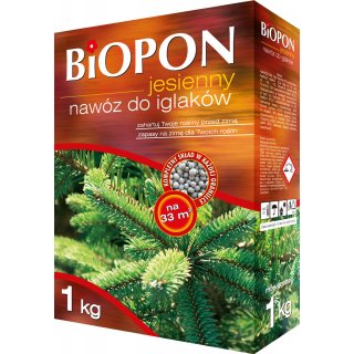 Nawóz jesienny do iglaków 1kg BIOPON