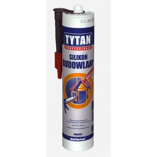 Silikon budowlany bezbarwny 310 ml TYTAN