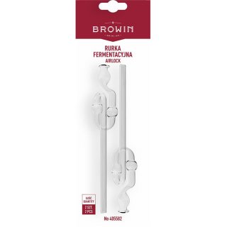 Rurka fermentacyjna 2szt szklana BROWIN